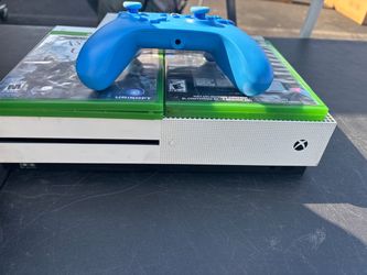 Xbox One S Console with Controller and Games