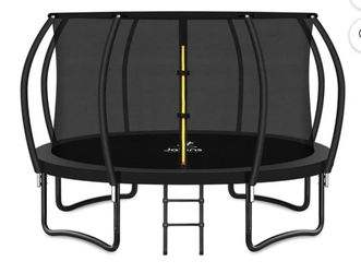 12 Foot Enclosed Trampoline (We Have 2 Available - Price is Per)