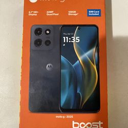 BOOST MOBILE MOTO G 2025 UNLOCK ELIGIBLE SMARTPHONE