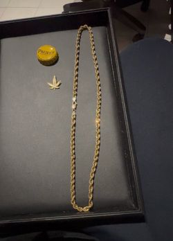 10kt Gold Rope Chain