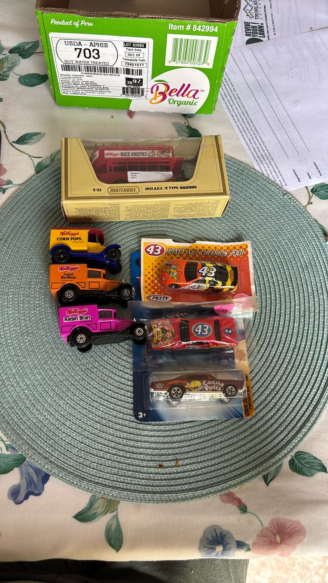 Cereal Cars 1:64 Scale. Matchbox and hot wheels.