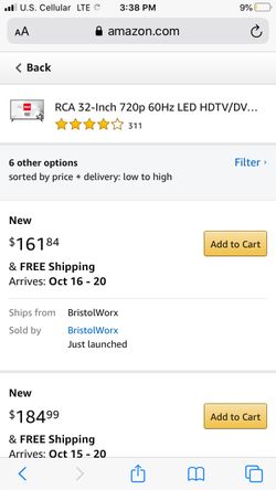 RCA Flat screen 3255-ae