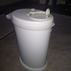 ubbi Smell Proof Diaper Pail Bin White Used Diaper Genie