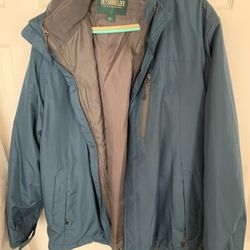 Heavy Winter Jacket With Removable Liner  size large Brand New Never Warn  full retail price was $200. Your price is $30