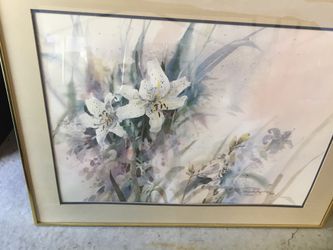 Various framed art in excellent condition