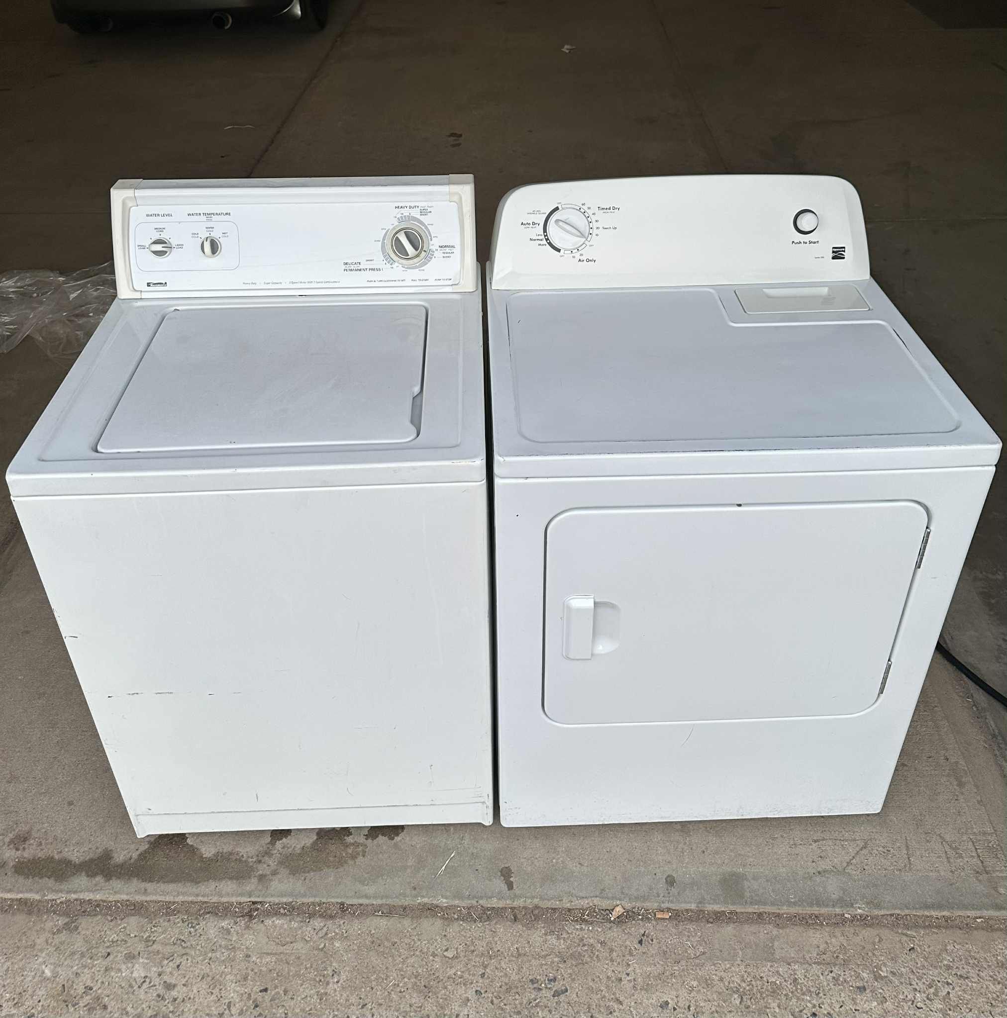 Kenmore Washer And Electric Dryer 