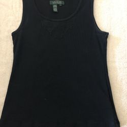 New w/o Tags Ralph Lauren Black Tee Shirt