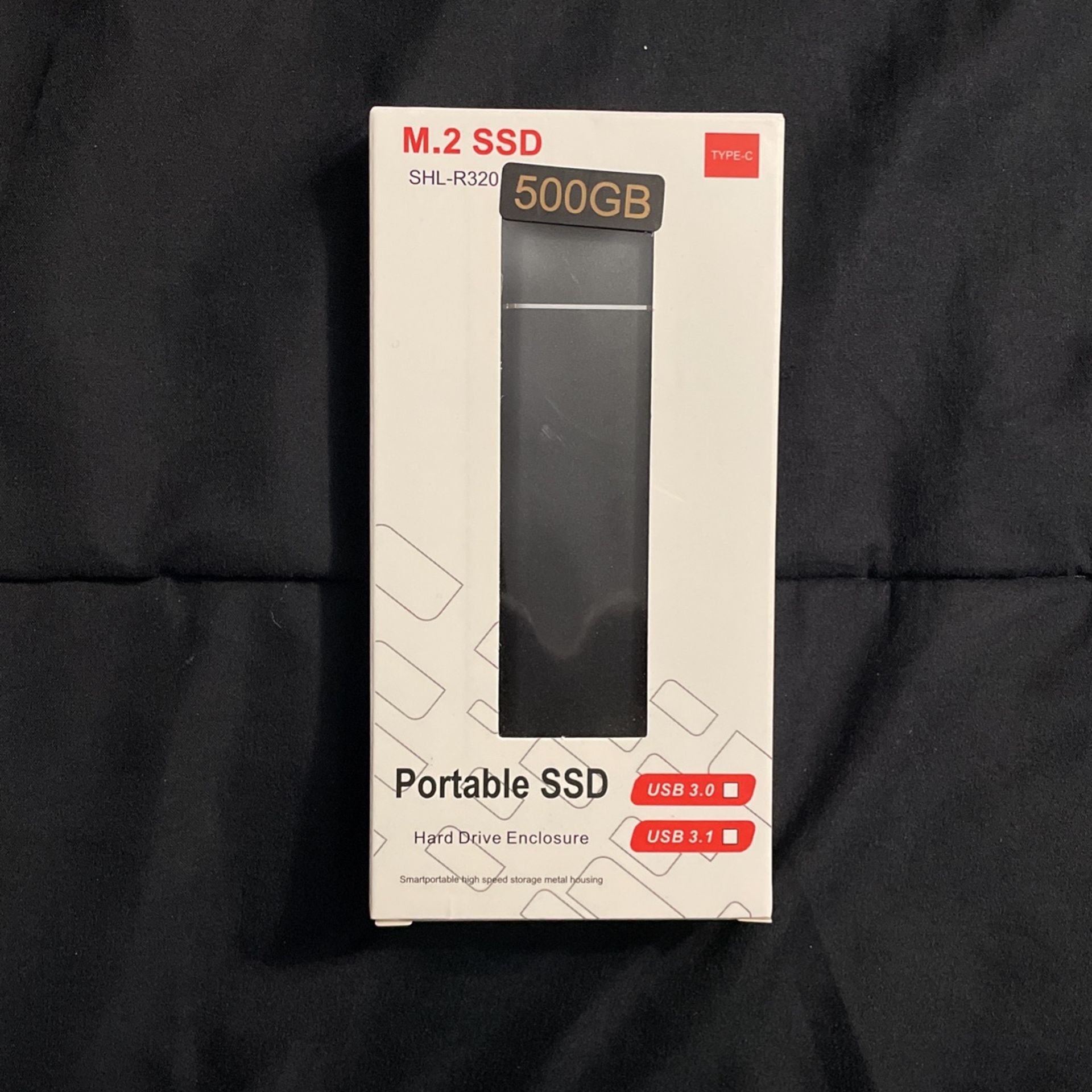 Portable SSD 500 GB Hard Drive Storage
