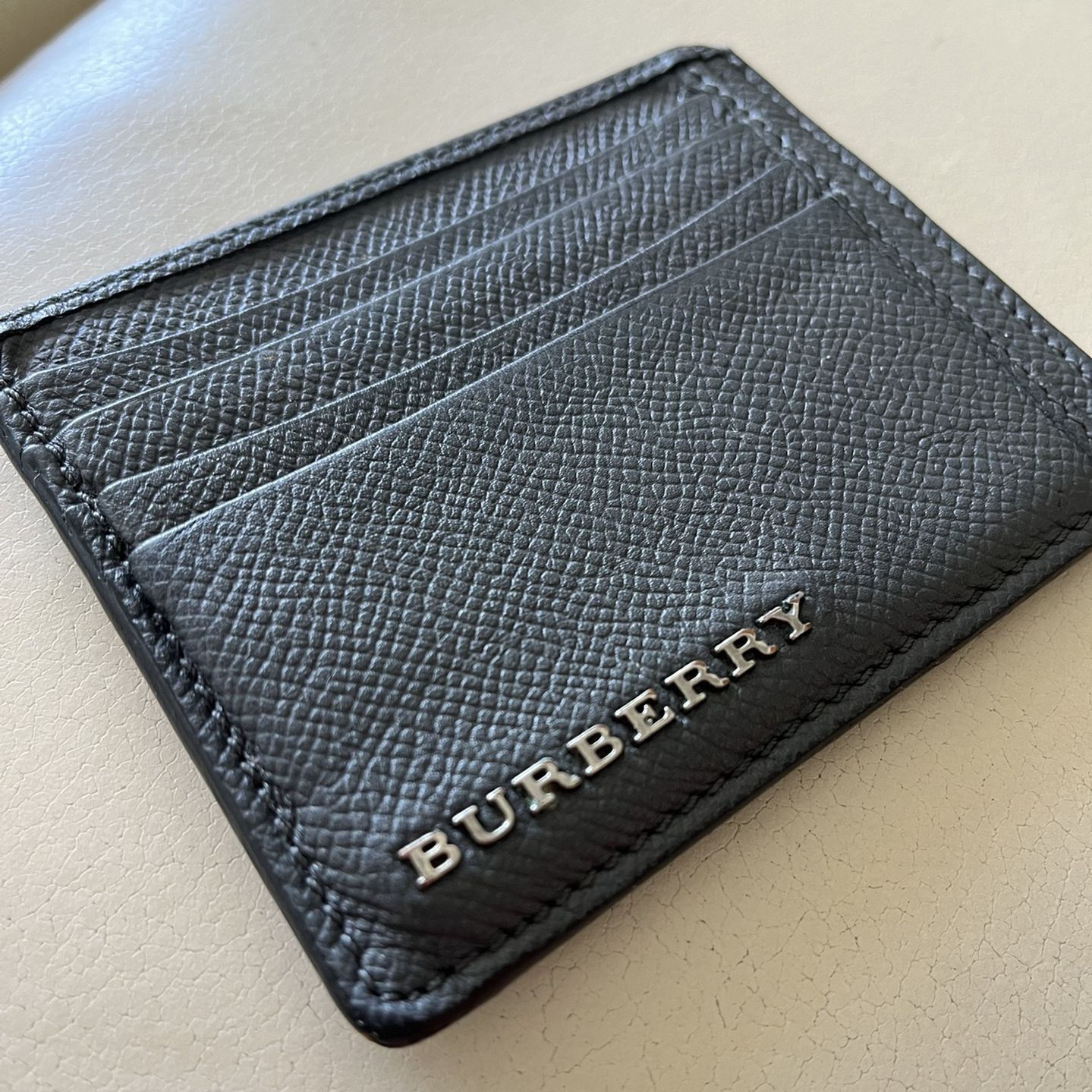 Burberry Money Card Holder Wallet Blue Leather for Sale in Halndle Bch, FL  - OfferUp