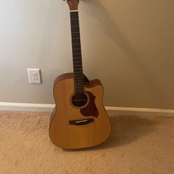 Acoustic guitar ( comes with soft case)  (originally 350)