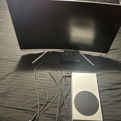 Xbox And Curved Monitor 