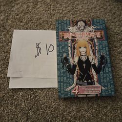Death Note Volume 4 Tsugumi Ohba Manga English Shonen Jump Advanced 2003