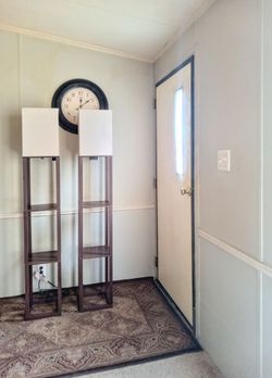 "PAIR" OF "CHARGING" SHELF FLOOR LAMPS/ FLOOR LAMP