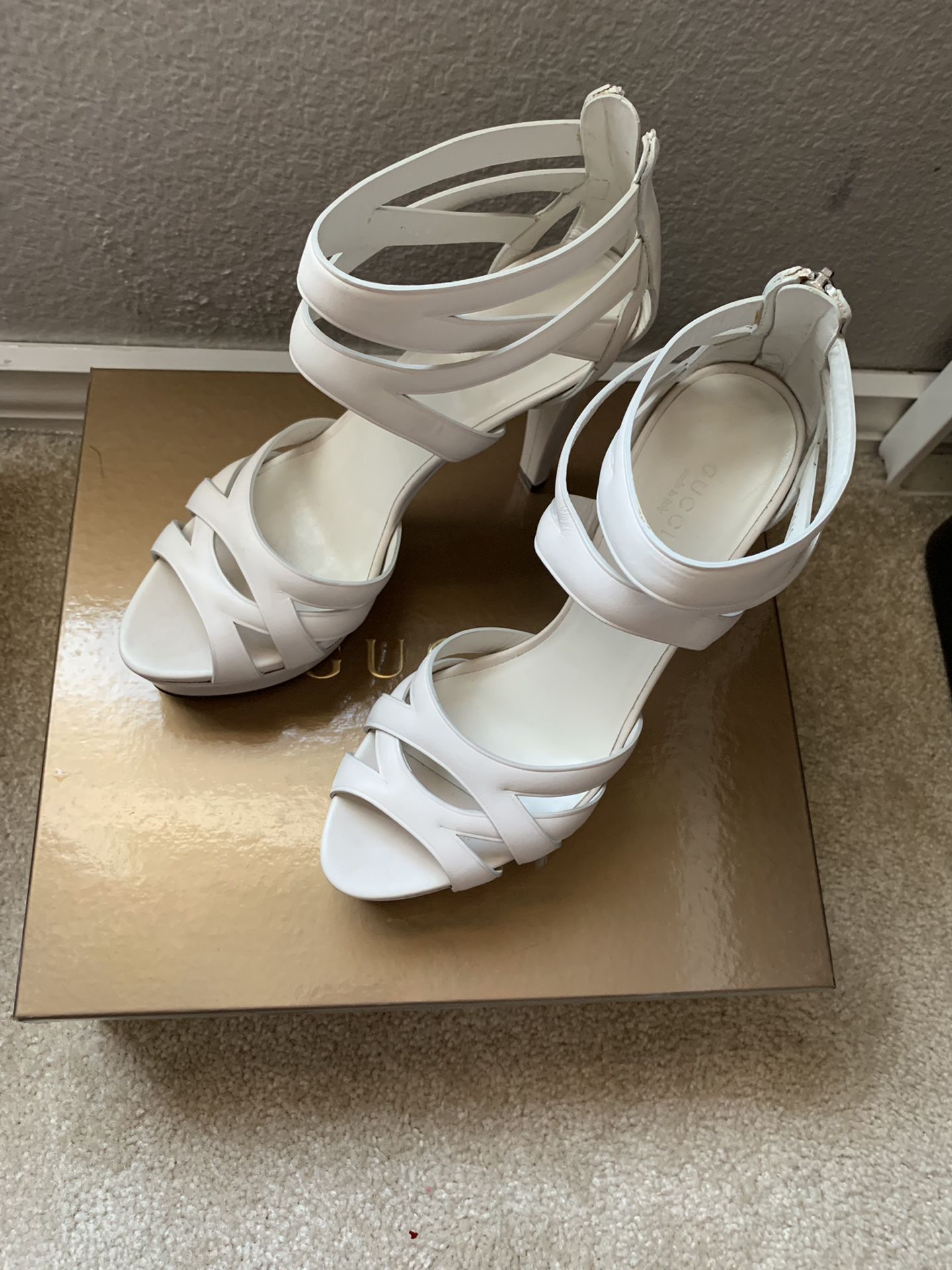 Gucci high heel platform shoes
