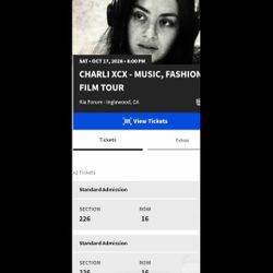 2 Charli XCX tickets oct 17 music fashion film tour