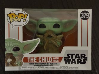 Funko Pop Grogu The Child with Frog