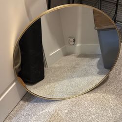 Gold Metallic Finish mirror
