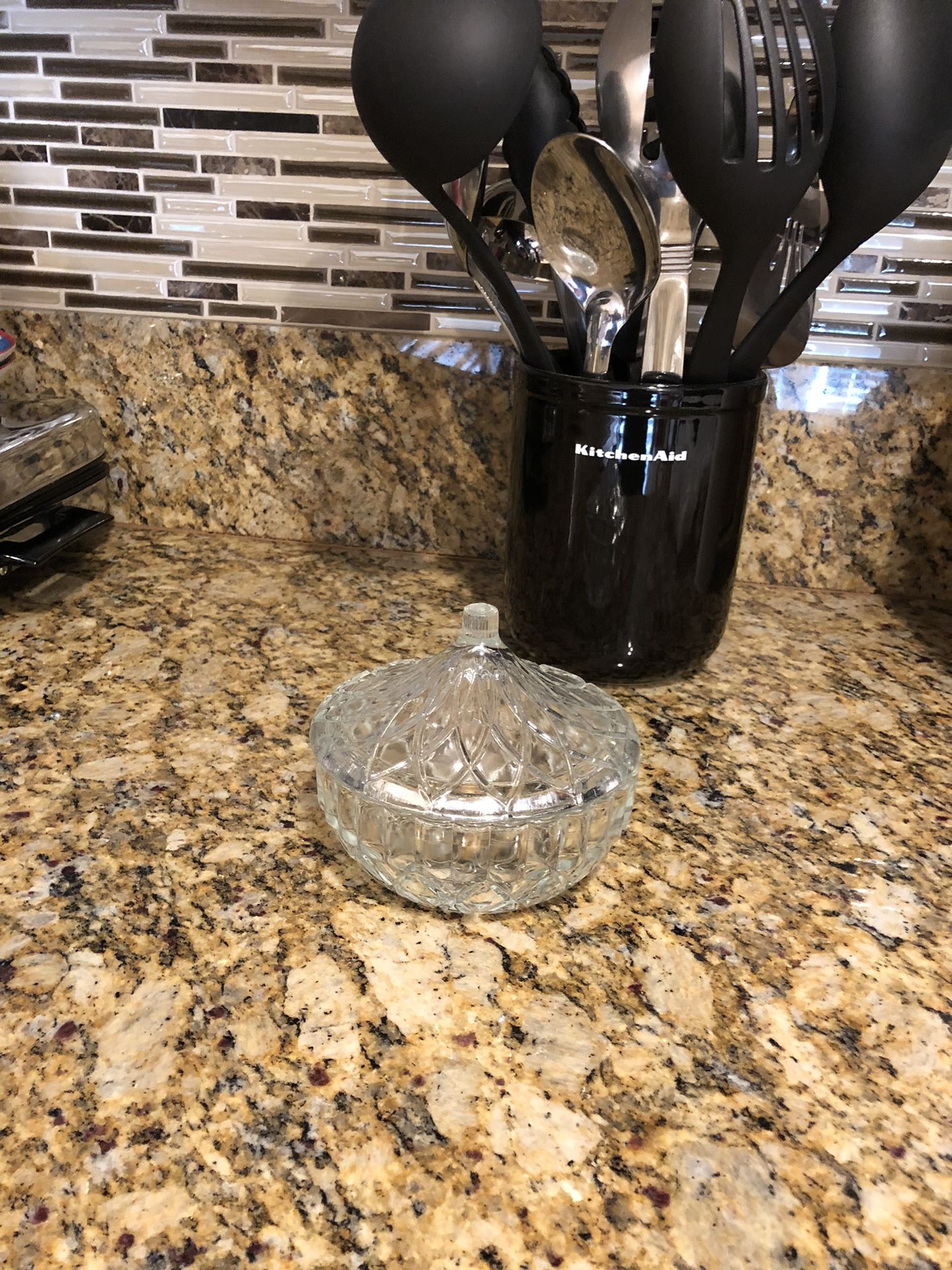 SMALL Decorative Glass Dish/Bowl