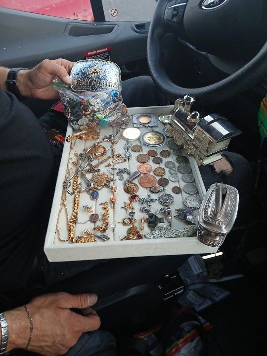 Real Silver Peices, Coins, Costume Jewlery, Pins, Native Amreican Jewlery