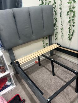 Bed frame Grey