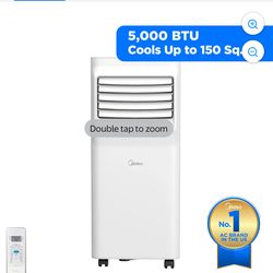 Midea 5,000 BTU Portable Air Conditioner with Remote