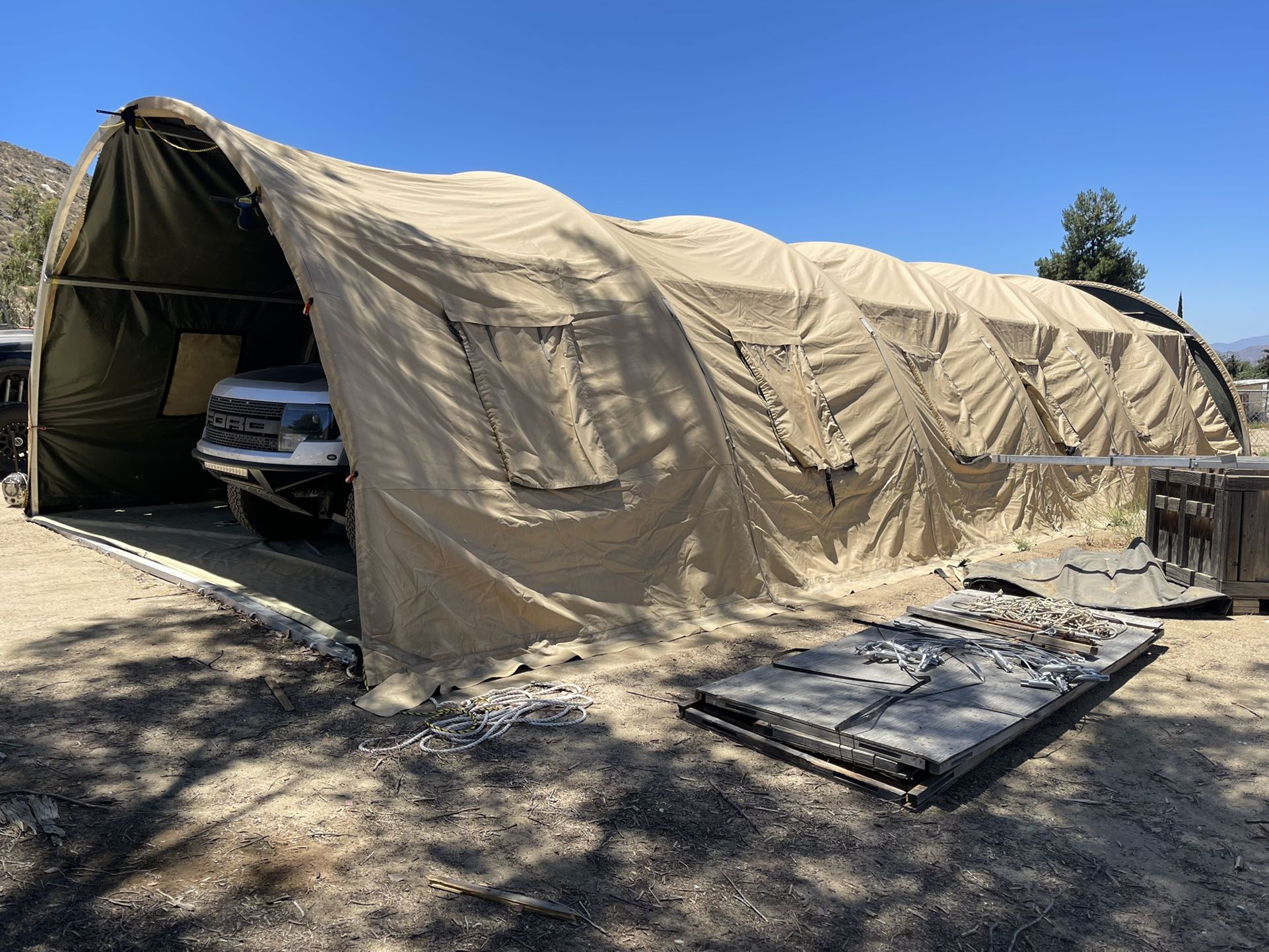 Military Tent / CarPort Shed Quonset Hut