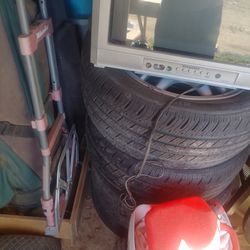 Wheels and tires from BMW 225/55/16