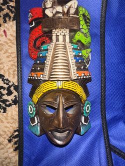 Aztec Mayan Decorative Mask Wall Art