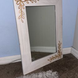 White Decorative Wall Mirror