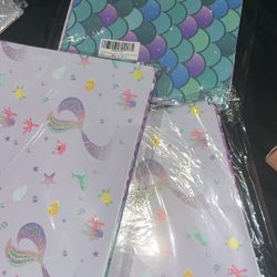 Mermaid DIY gift Wrap 