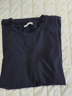 ZARA Men's Black Jersey Crew Neck Short Sleeve T-Shirt Size L