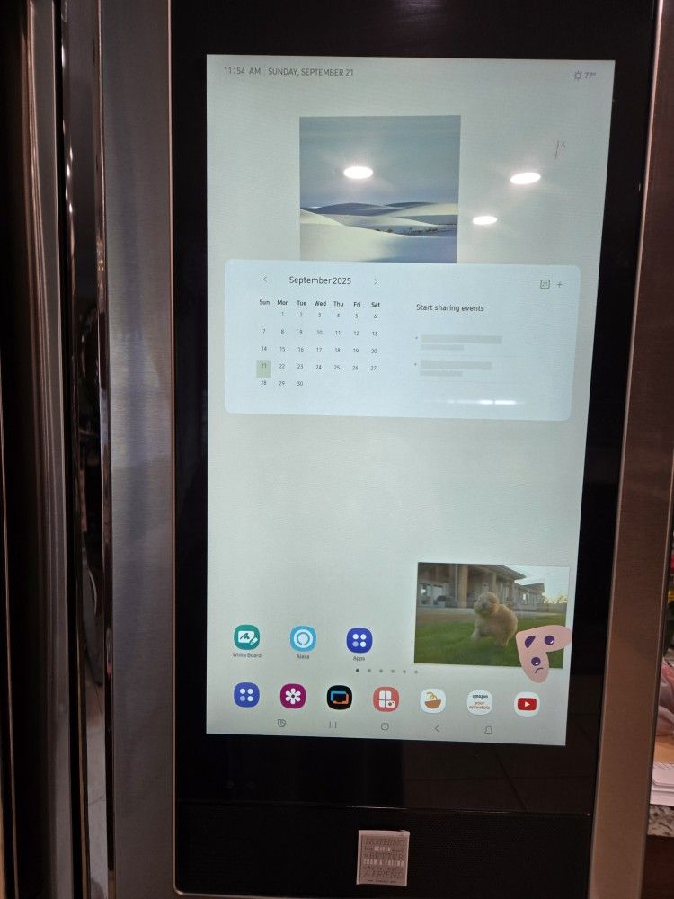 Samsung 4door Flex Refrigerator With Family Hub