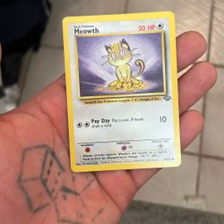 Meowth Pokemon Card