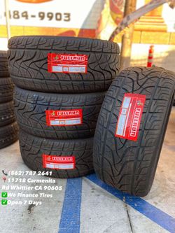 305/40R22 Fullrun New Set of Tires Installed and Balanced Set de Llantas Nuevas Instaladas y Balanceadas