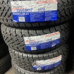 225/65/17 Atlander $450 Las 4 Instadas Y Balanceadas, Tenemos Todas Las Marcas Y Medidas 