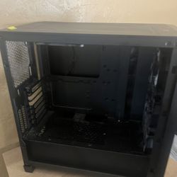 Corsairs Pc Case, Three Fans Included.
