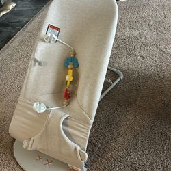 BabyBjorn Bouncer Bliss, Light Beige, 3D Jersey 