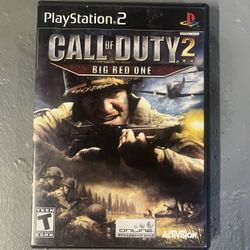 Used Call of Duty 2 Big Red One PS2 - Disc, Case & Manual intact