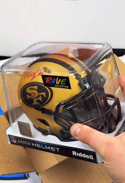 Nick Bosa Signed Mini Helmet