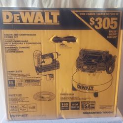 DeWalt Nailer and Compressor Combo Kit