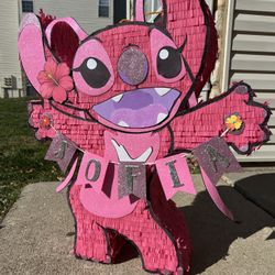 Pink Stitch Piñata 