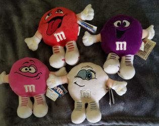 Collection of 4 M&M plush