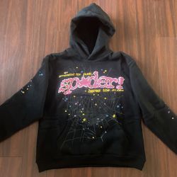 Sp5der Black Hoodie