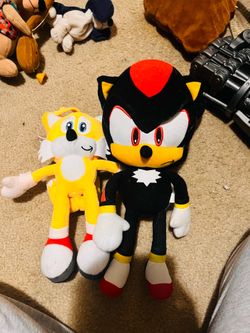 Shadow and Tails plushies