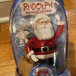 Rudolph The Red Nosed Reindeer Santa Claus NEW Cute Gift 3 Pc Set