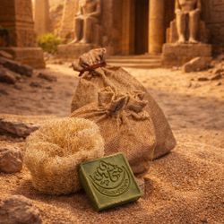 All-Natural  organic loofah and hand made olive oil  Soap Set Perfect for Skin