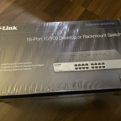 D-Link 16 Port 10/100 Desktop or Rackmount Switch DSS-16+