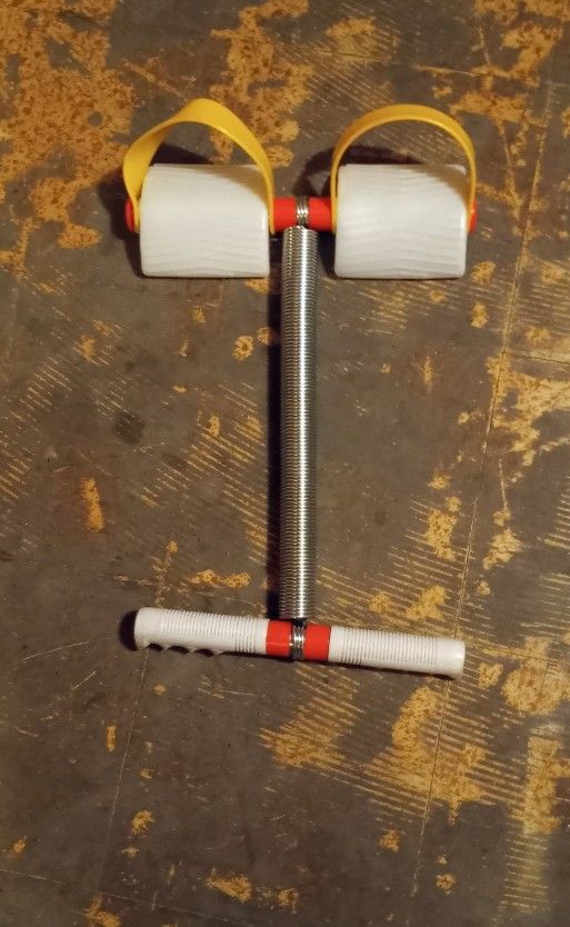 Vintage Spring Rower Pull Up Exerciser