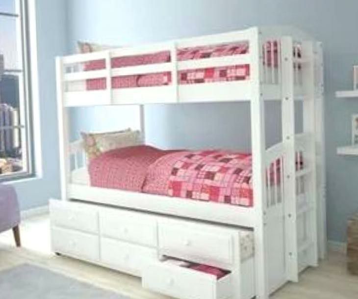 T/T/T Storage Trundle All Wooden Bunk bed