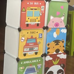 Kids Storage Cubes With Graphics